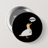 Fysica Eend Ronde Button 7,6 Cm (Voorkant /achterkant)