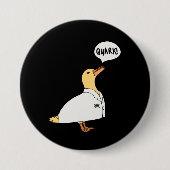 Fysica Eend Ronde Button 7,6 Cm (Voorkant)