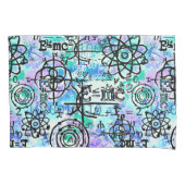 Fysica- en Wiskunde-symbolen, monogram geek Kussensloop (Voorkant)