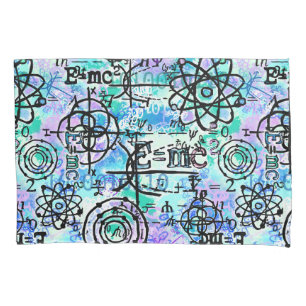 Fysica- en Wiskunde-symbolen, monogram geek Kussensloop