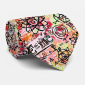 Fysica- en Wiskunde-symbolen voor NERDS Stropdas (Opgerold)