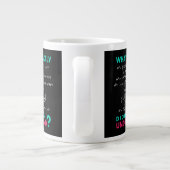 Fysica formule grap grote koffiekop (Achterkant)