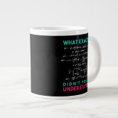 Fysica formule grap grote koffiekop (Voorkant rechts)