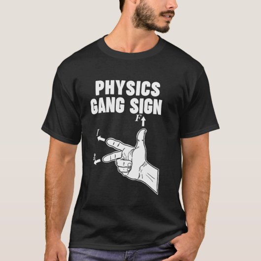 Fysica Gang Teken T-shirt (Voorkant)