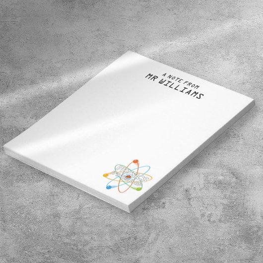 FYSICA. HET IS DE WET Wetenschap gepersonaliseerd Notitieblok