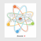 FYSICA. HET IS DE WETTELIJKE wetenschap Sticker (Vel)