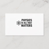 FYSICA IS ALLEMAAL DAT HET GAAT VISITEKAARTJE (Voorkant)