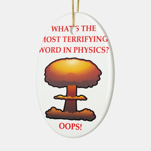 FYSICA KERAMISCH ORNAMENT (Links)