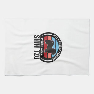 Fysica Leraar Shih Tzu Vintage Hond Shirt Ontwerp_ Theedoek