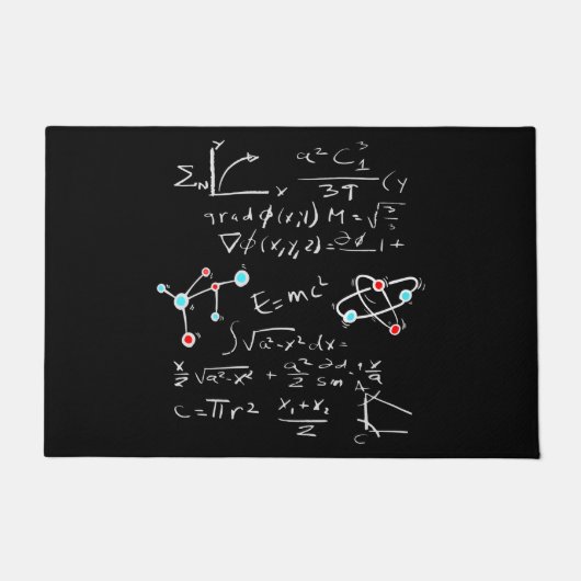 Fysica Wiskunde Formule Leerleraar Student atoma e Deurmat (Voorkant)