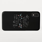 Fysica Wiskunde Formule Leraar Student Atomen en M Case-Mate iPhone Case (Achterkant (horizontaal))