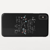 Fysica Wiskunde Formule Leraar Student Atomen en M Case-Mate iPhone Case (Achterkant (horizontaal))