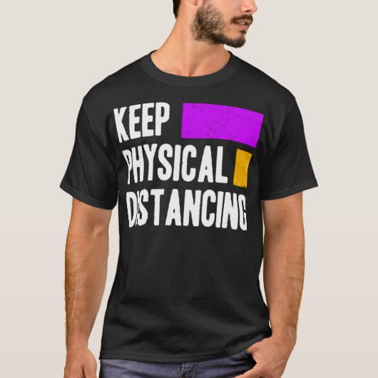 Fysical distancing Keep T-shirt (Voorkant)