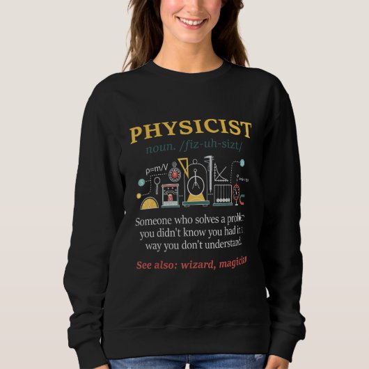Fysicus — Fysica Student Docent Science Lover Trui (Voorkant)