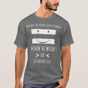 Fysicus grap wiskunde leraar gezegde wiskunde scho t-shirt