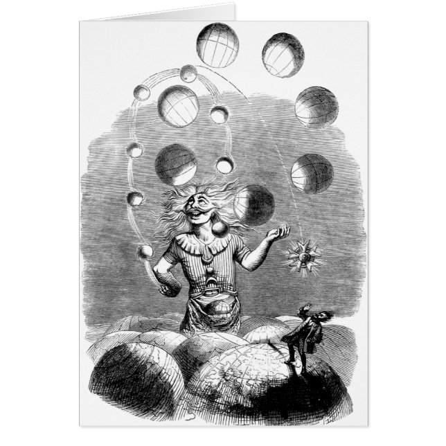 Fysicus Juggling met planeten (Voorkant)