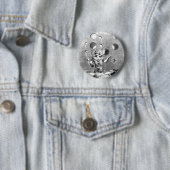 Fysicus Juggling met planeten Ronde Button 5,7 Cm (In situ)