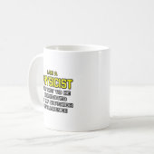 Fysicus...superieure intelligentie koffiemok (Voorkant links)