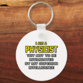 Fysicus...superieure intelligentie sleutelhanger (Voorkant)