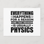 Fysicus wetenschapper | Gift voor natuurkundige st Briefkaart (Voorkant)