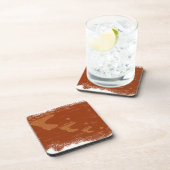 Fysiek aangevochten bier onderzetter (Rechterzijde)