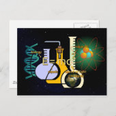 Fysiek E=mc2 kleurig ontwerp Briefkaart (Voorkant / Achterkant)