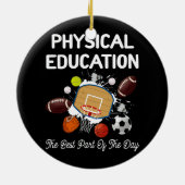 Fysiek onderwijs Beste deel van de Dag Phys EdF Keramisch Ornament (Achterkant)