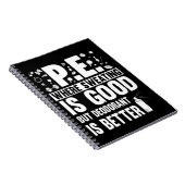 Fysiek onderwijs PE Teacher Joke Notitieboek (Rechterzijde)