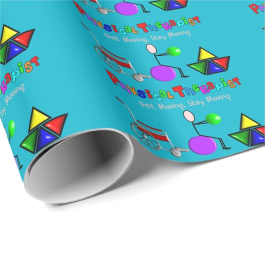 Fysiek Therapist Gift Wrapping Paper Cadeaupapier (Rol Hoek)