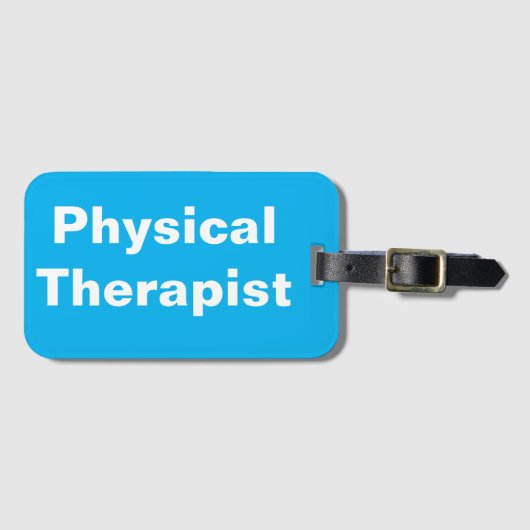 Fysiek Therapistisch Bagagelabel (Voorkant (horizontaal))