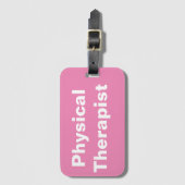 Fysiek Therapistisch Bagagelabel (Voorkant (verticaal))