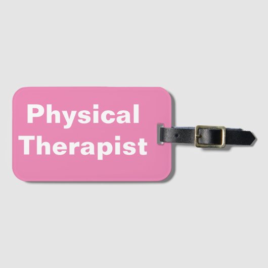 Fysiek Therapistisch Bagagelabel (Voorkant (horizontaal))