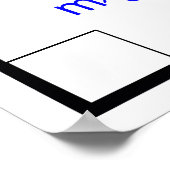 Fysiek vrij lichaamskrachtdiagram poster (Hoek)