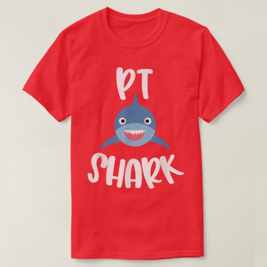 Fysieke behandeling bij kinderen Cute PT Shark The T-shirt (Design voorkant)