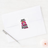 Fysieke behandeling bij vrouwen vierkante sticker (Envelop)
