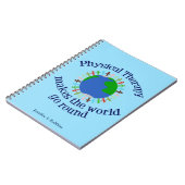 Fysieke behandeling Inspirerend Citaat Monogram PT Notitieboek (Linkerzijde)