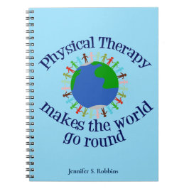 Fysieke behandeling Inspirerend Citaat Monogram PT Notitieboek