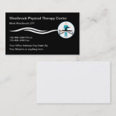 Fysieke behandeling Klinische Moderne Visitekaartj Visitekaartje (Voorkant / Achterkant)