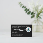 Fysieke behandeling Klinische Moderne Visitekaartj Visitekaartje (Staand voorkant)