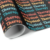 Fysieke behandeling PT Retro PT Afstudeerder Gifte Cadeaupapier (Rol Hoek)