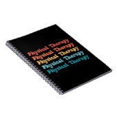 Fysieke behandeling PT Retro PT Afstudeerder Gifte Notitieboek (Rechterzijde)