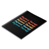 Fysieke behandeling PT Retro PT Afstudeerder Gifte Notitieboek (Linkerzijde)