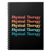 Fysieke behandeling PT Retro PT Afstudeerder Gifte Notitieboek (Voorkant)