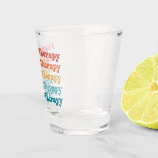 Fysieke behandeling PT Retro PT Afstudeerder Gifte Shot Glas (Rechts)