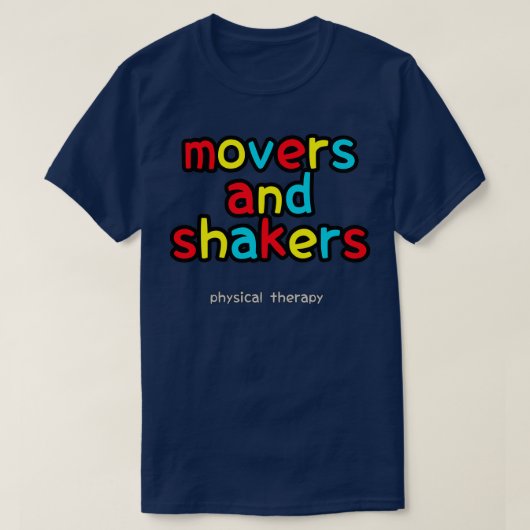 Fysieke behandeling van overs en schaduwen 1 t-shirt (Design voorkant)
