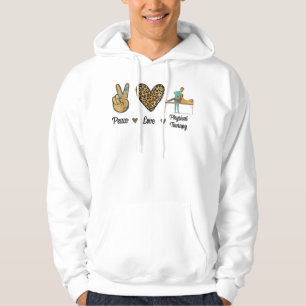 Fysieke behandeling van vredesliefhebbers PT Maand Hoodie