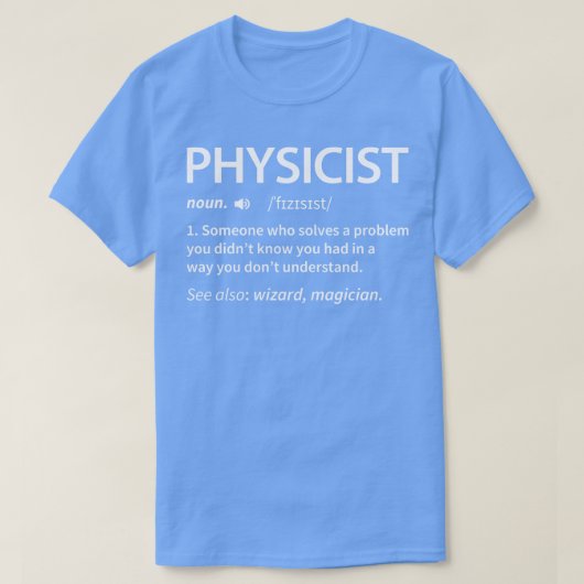Fysieke definitie t-shirt (Design voorkant)