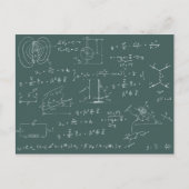 Fysieke diagrammen en formules briefkaart (Voorkant)