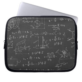 Fysieke diagrammen en formules laptop sleeve