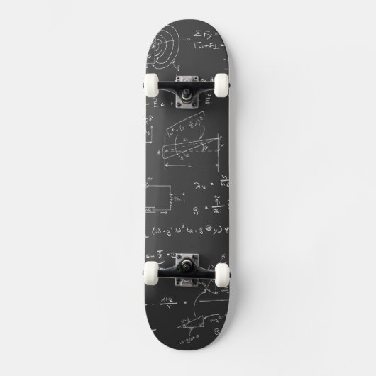 Fysieke diagrammen en formules persoonlijk skateboard (Voorkant)